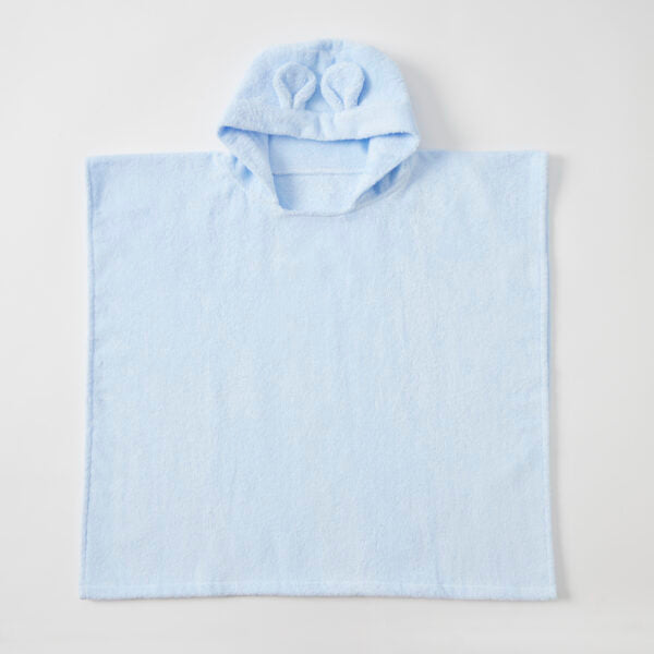 Jiggle & Giggle - Sunshine Blue Hooded Poncho