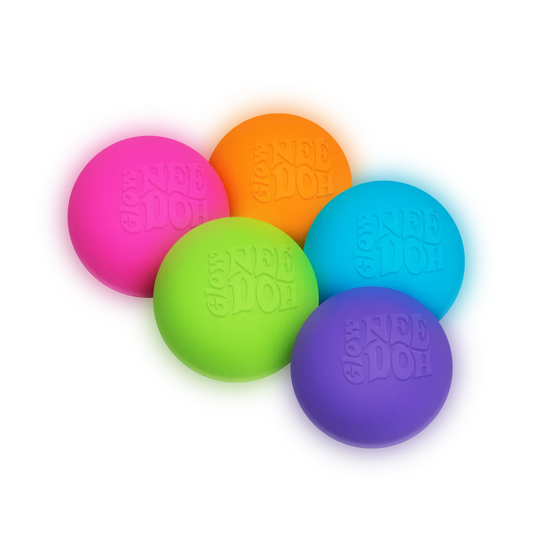 Schylling NeeDoh Glow In The Dark sensory fidget ball