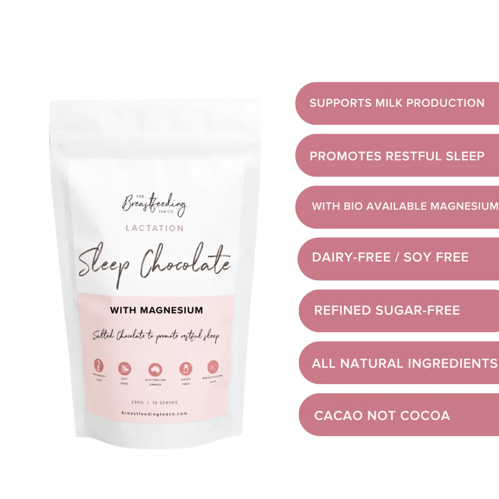 The Breastfeeding Tea Co - Lactation Sleep Hot Chocolate with Magnesium