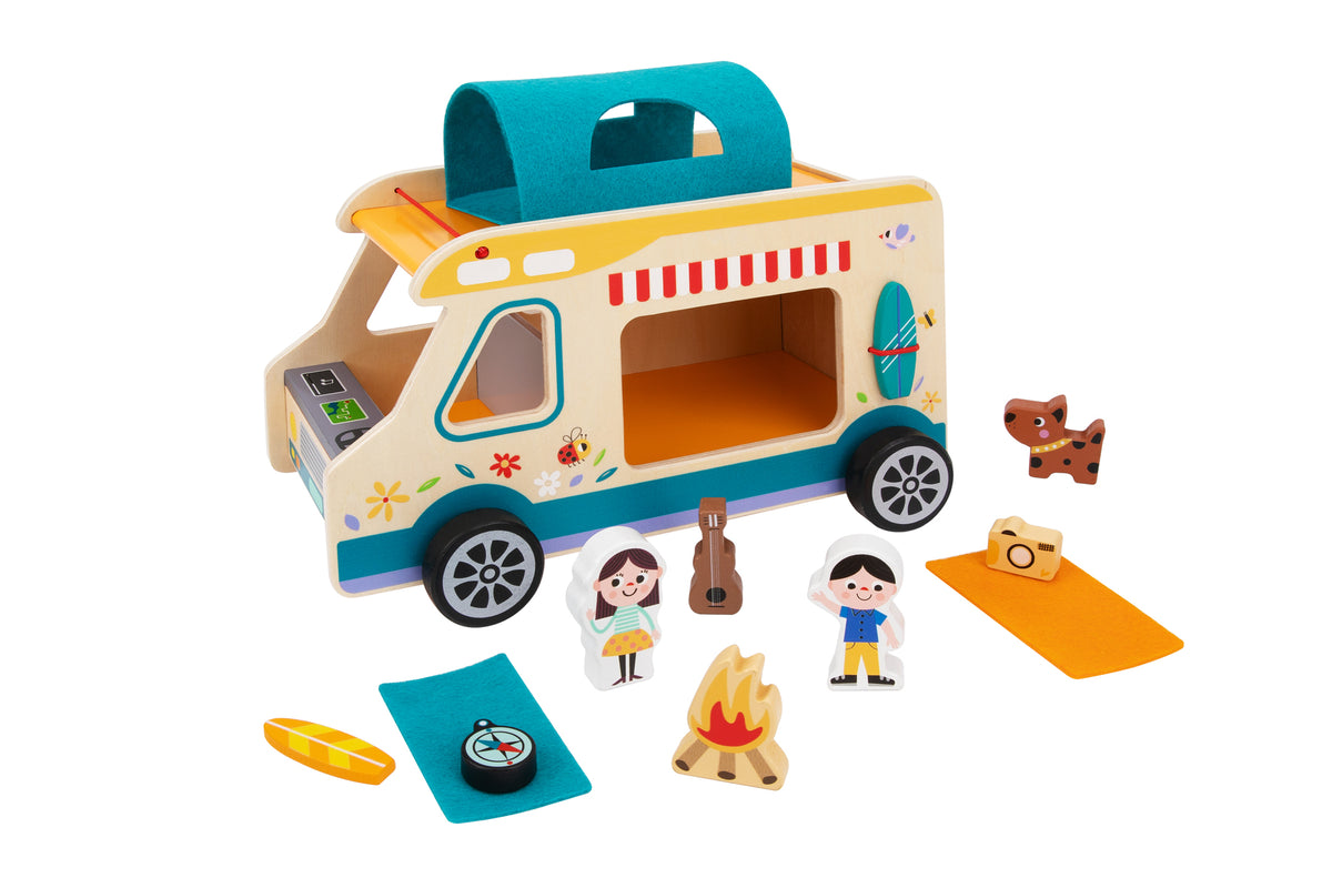 Camping RV Caravan Playset