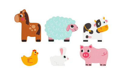 Tooky Toy - Multi Layered Farm Animal Puzzle
