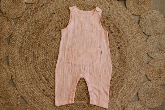 Bump Peach Harem Romper