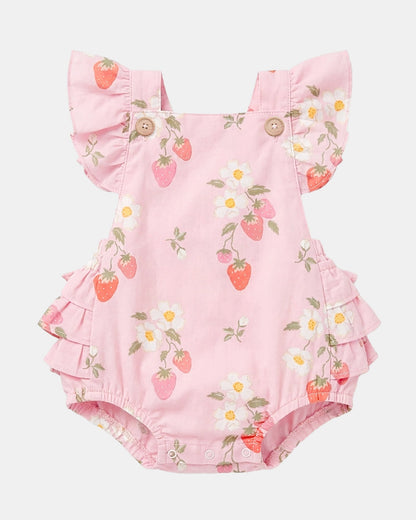 Baby Romper Strawberry Fields Blossom