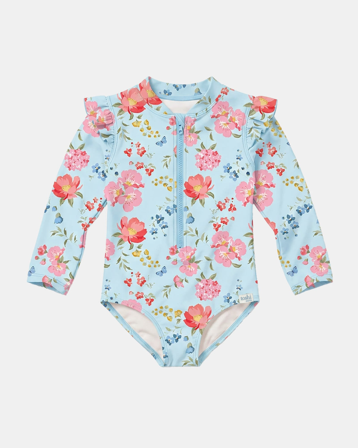 Toshi Swim Bodysuit Twinkle Aqua Garden