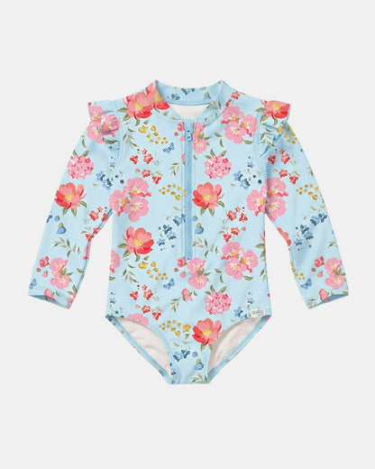 Toshi Swim Bodysuit Twinkle Aqua Garden