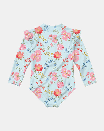 Toshi Swim Bodysuit Twinkle Aqua Garden