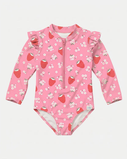Toshi Swim Bodysuit Twinkle Strawberry