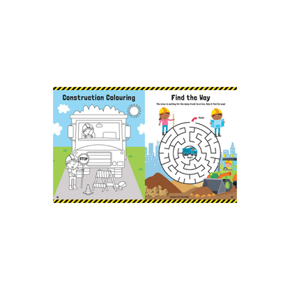 Lake Press - Trucks & Diggers - Book & Magnetic Play Set