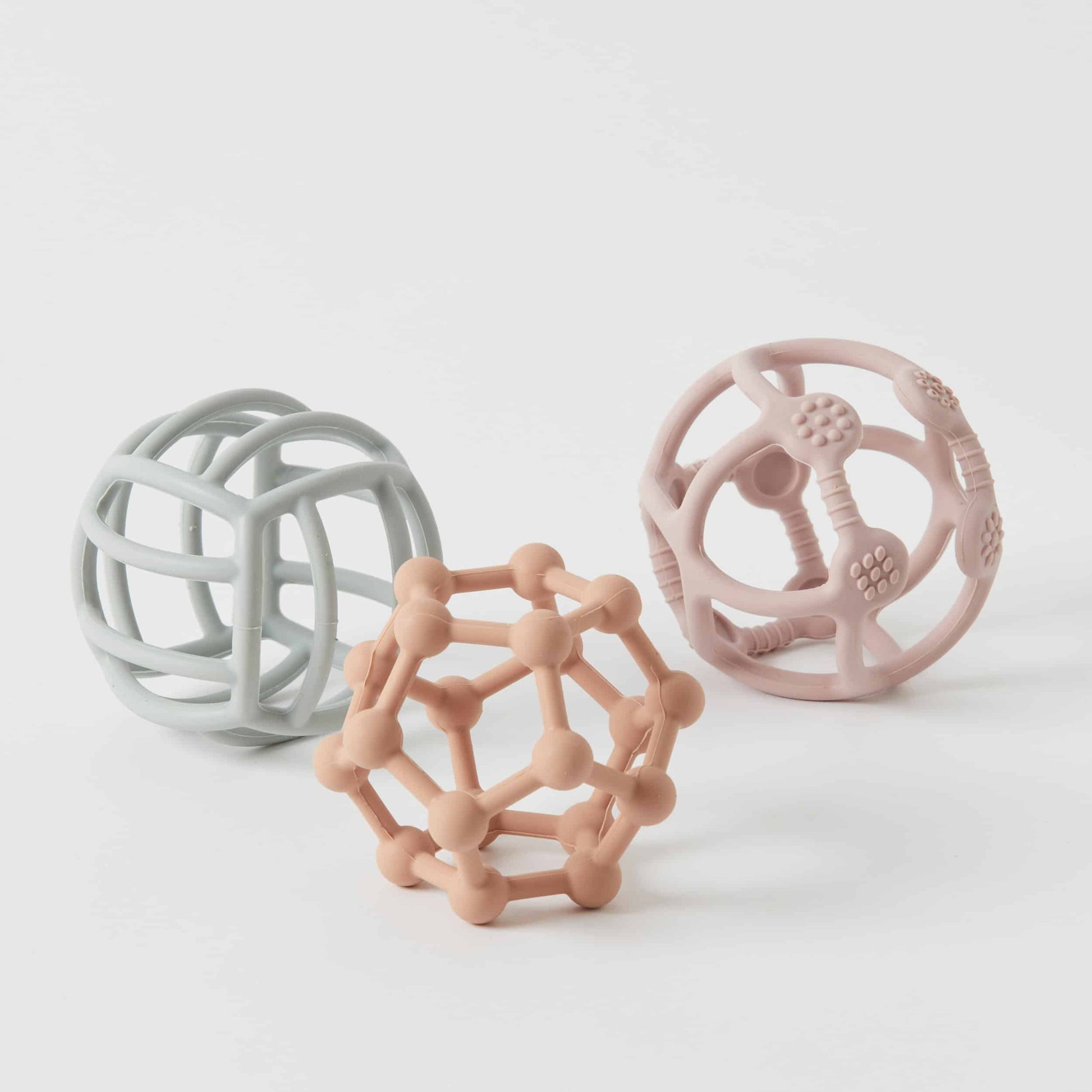 Selby Silicone Teething Balls 3 Assorted
