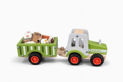 Onya Kids - Green Tractor with Farm Animals