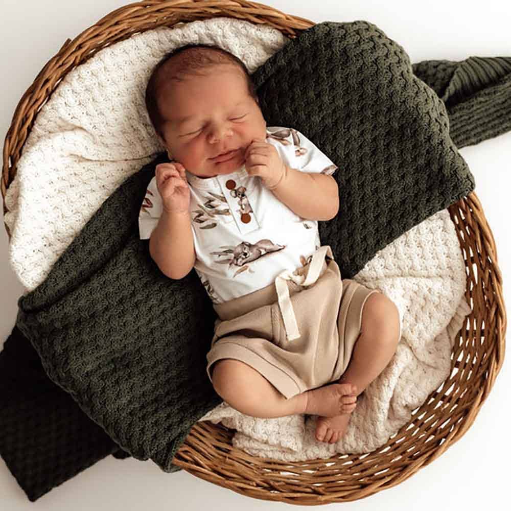 Snuggle Hunny - Koala Short Sleeve Organic Bodysuit