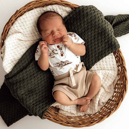 Snuggle Hunny - Koala Short Sleeve Organic Bodysuit