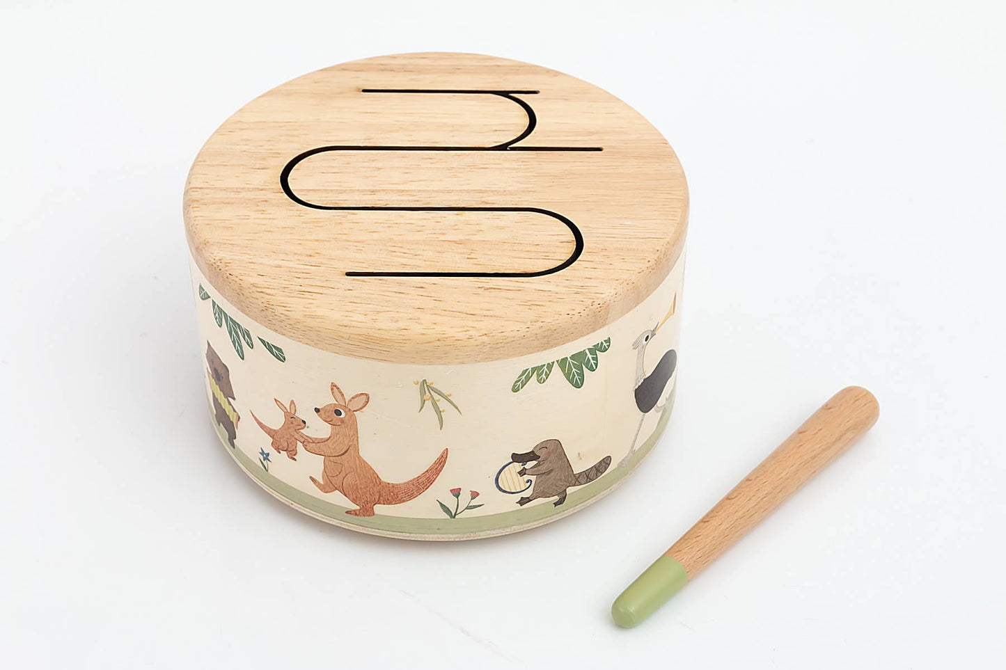 ToysLink - Outback Beats (Wooden drum with Australian animals)