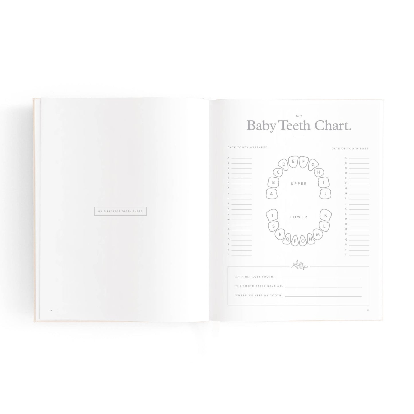 Fox & Fallow - Mini Baby Book Oatmeal