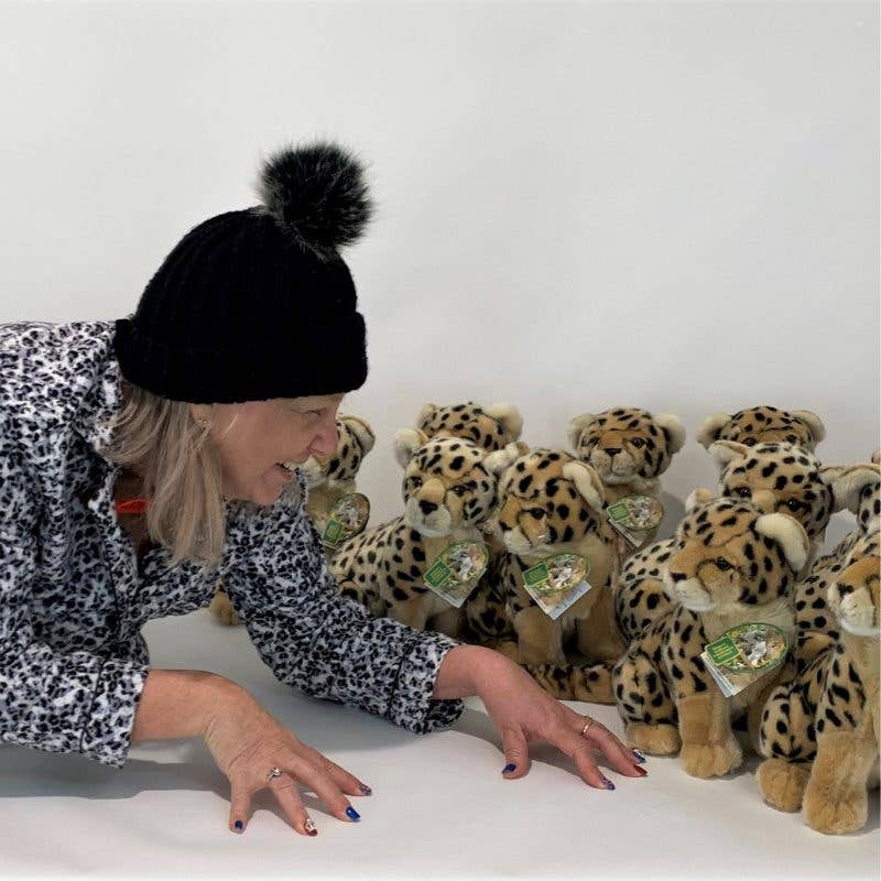 Bocchetta Plush Toys - Calypso - Cheetah Cub Size 29cm/11.5"