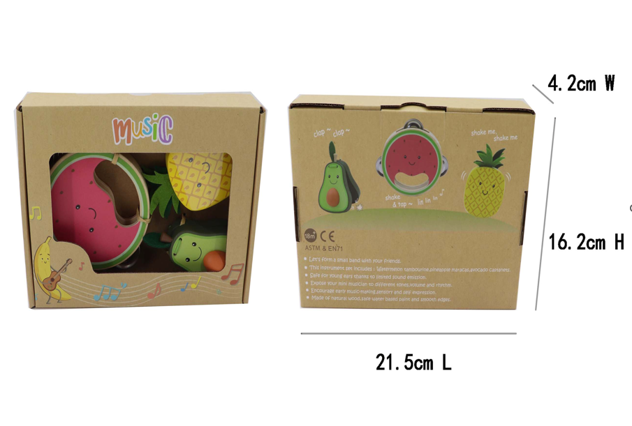 ToysLink - Wooden Fruit Musical Set