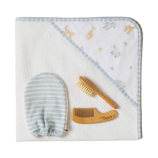 Living Textiles - 4pc Baby Bath Gift Set - Roam & Roar