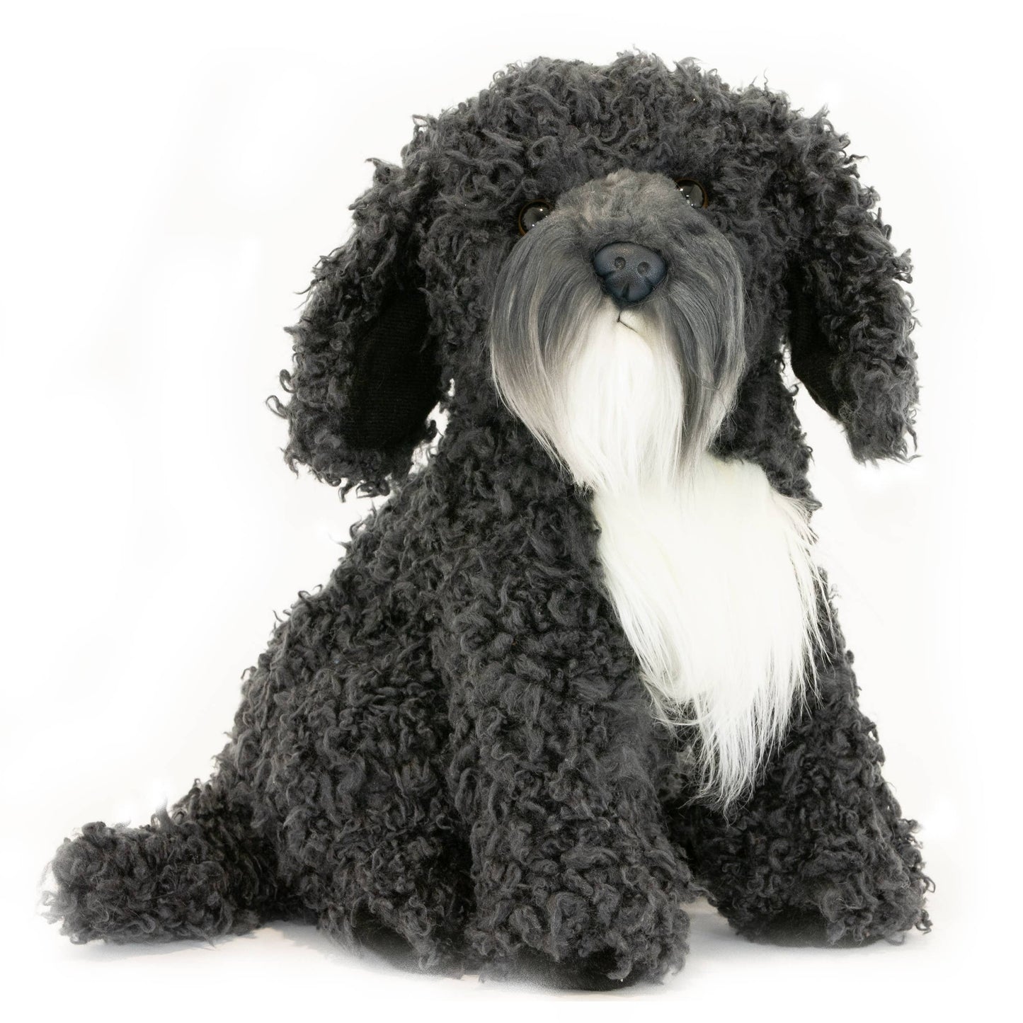 Bocchetta Plush Toys - Bonnie - Black Oodle / Cavoodle Size 29cm/11.4"