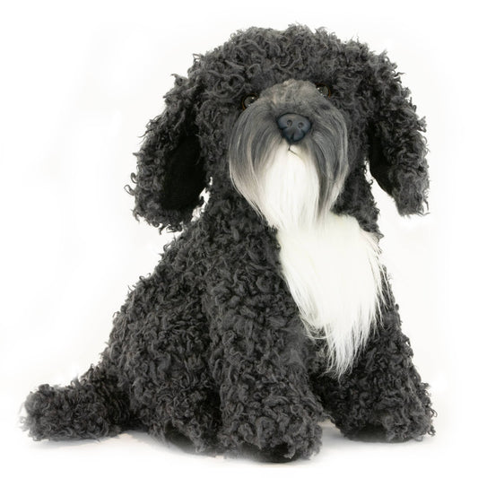 Bocchetta Plush Toys - Bonnie - Black Oodle / Cavoodle Size 29cm/11.4"