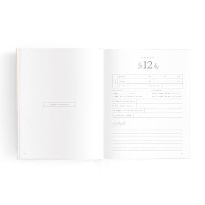 Fox & Fallow - Mini Baby Book Oatmeal