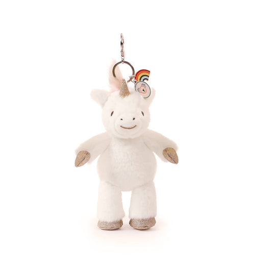 OB Designs Australia - Misty Unicorn Bag Charm (Vegan Angora) 7"/ 18 cm