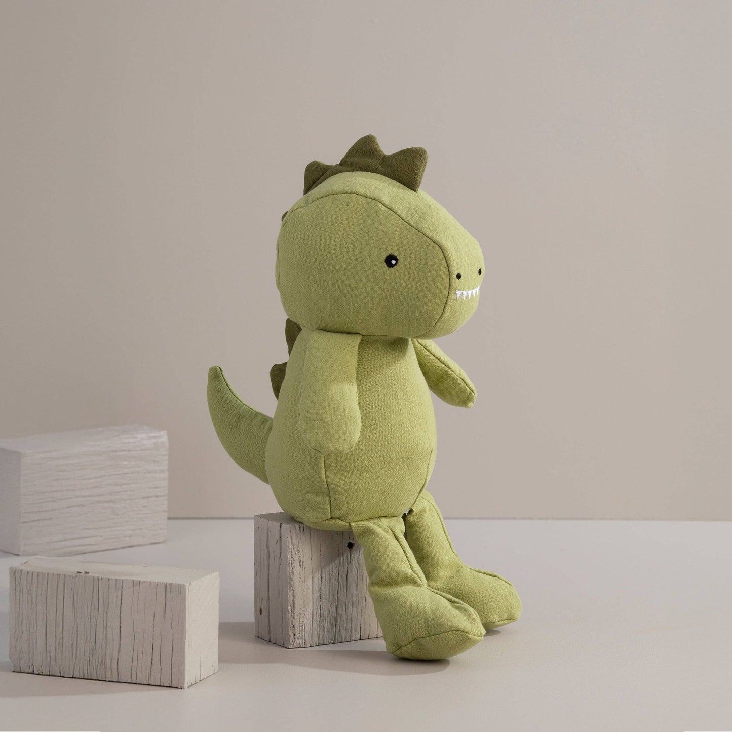 Living Textiles - Linen Animal - Dennis the Dinosaur - Large
