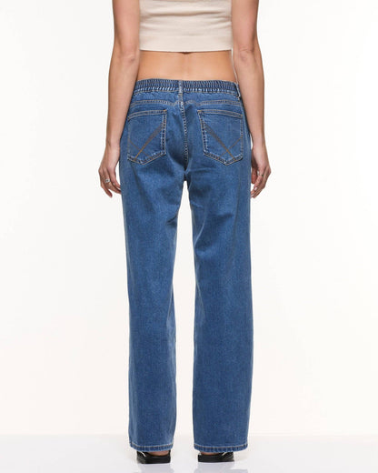 Soon Maternity - Heaven Straight Jeans - Dark Wash