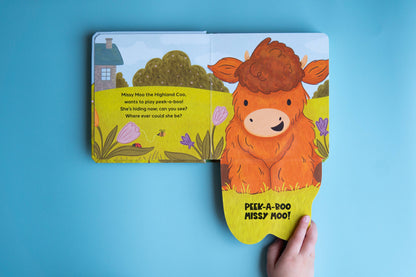 Brown Paper Fox - Peek-a-Boo Missy Moo! Lift-the-Flap Board Book
