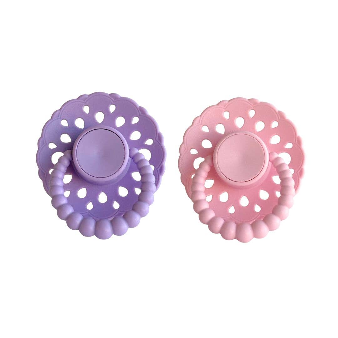 CMC Gold - CMC 'Bubble' Dummies Bloom Lavender + Baby Pink