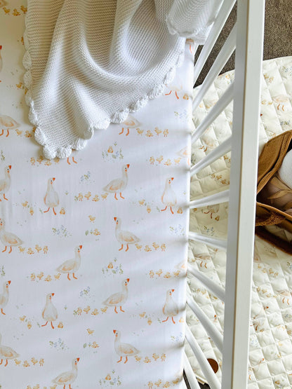 Cot Sheet Goosey Gander