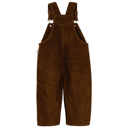 Designer Kidz - Charlie Cord Overalls - Chestnut