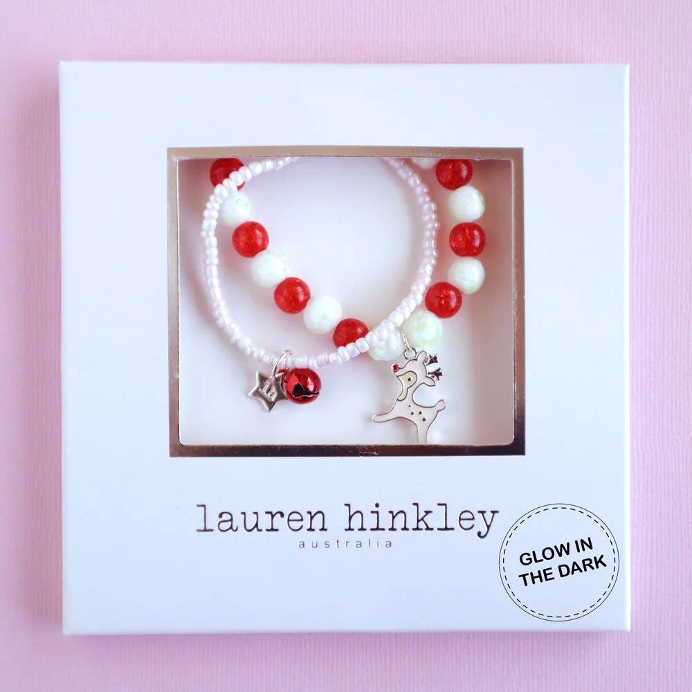 Lauren Hinkley Australia - Jingle Bell Reindeer Bracelet Set
