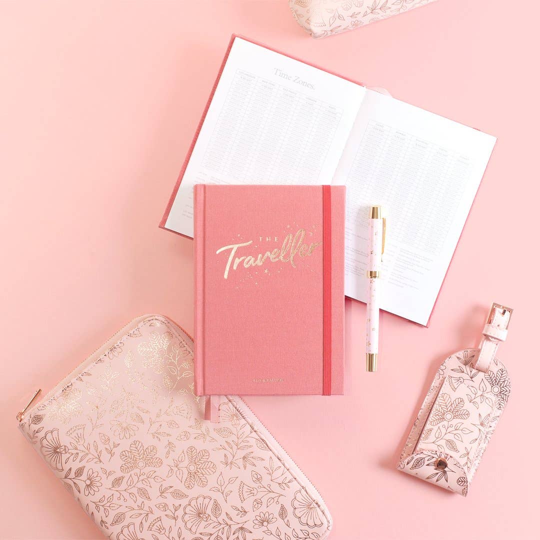 Fox & Fallow - The Traveller Mini Travel Diary - Dusty Rose