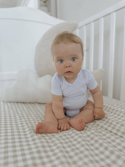 Elke & Indigo - Bamboo/Organic Cotton Willow Bodysuit - Soft Lilac
