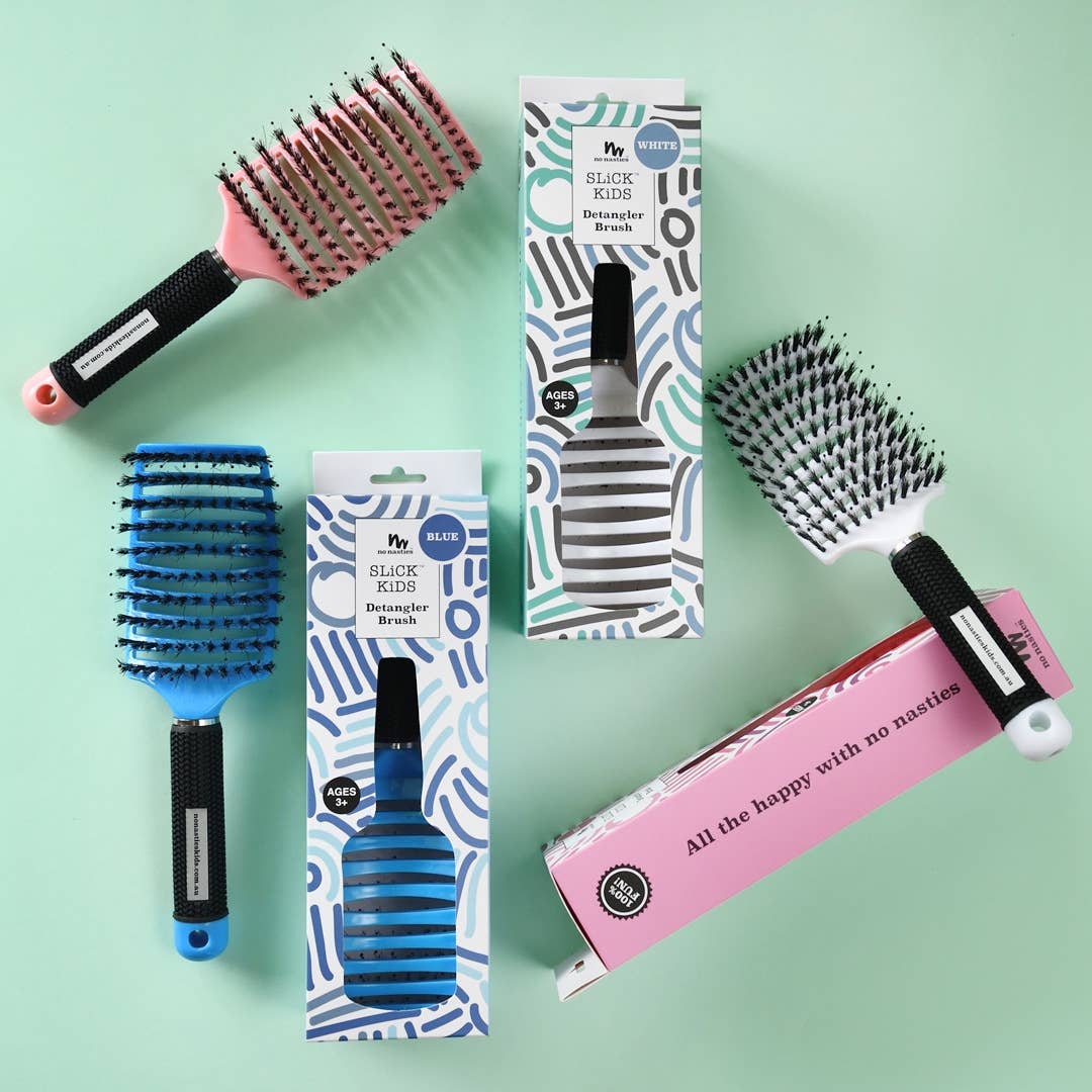no nasties kids - Detangler Kids Hair Brush