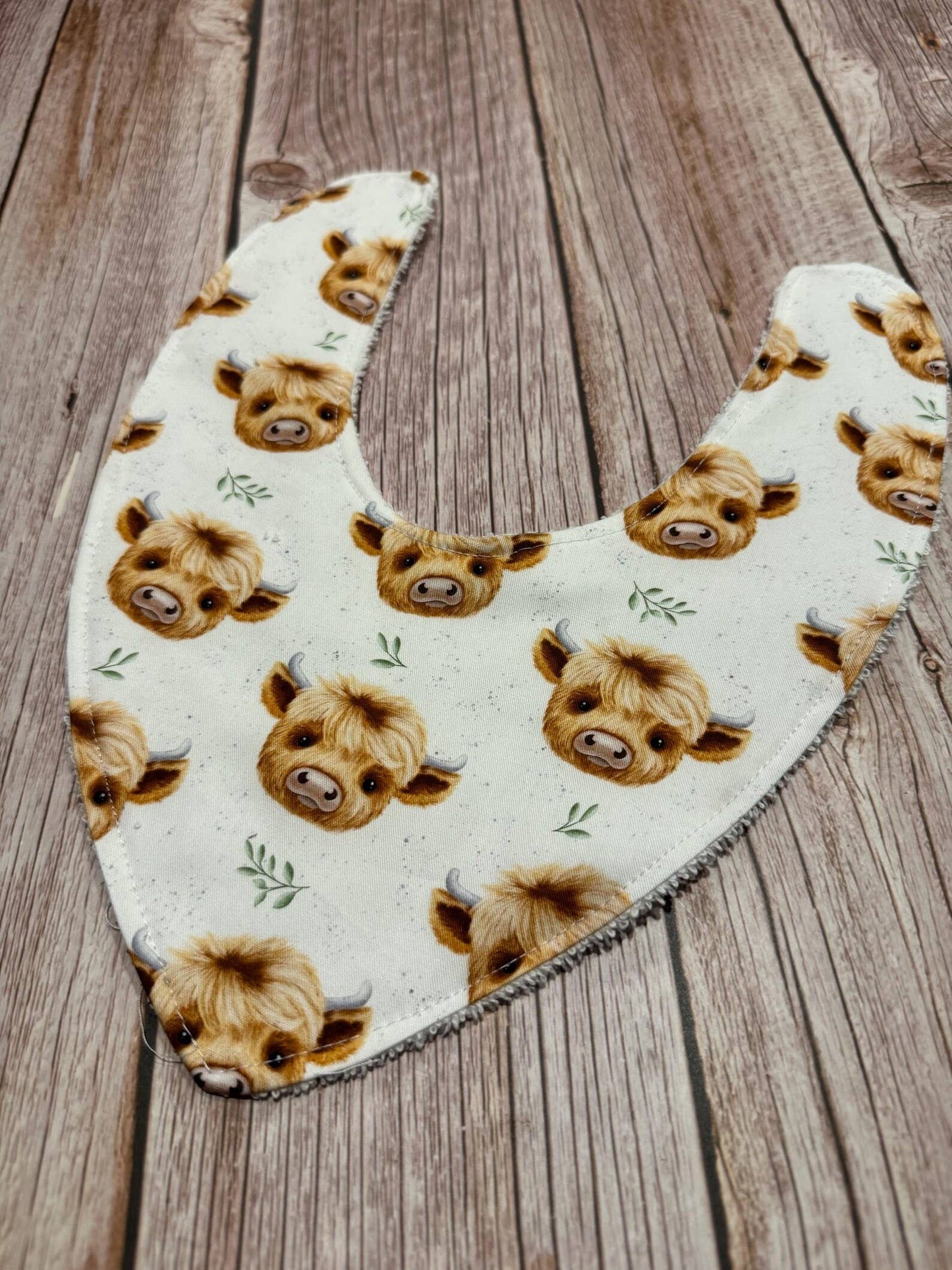 Finished with a Kiss - Baby Bib - Dribble Bib - Angus