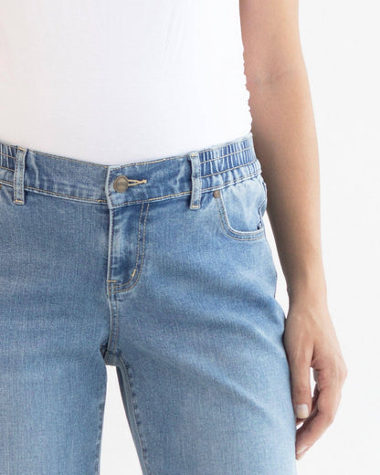 Soon Maternity - Heaven Straight Jeans - Mid Wash