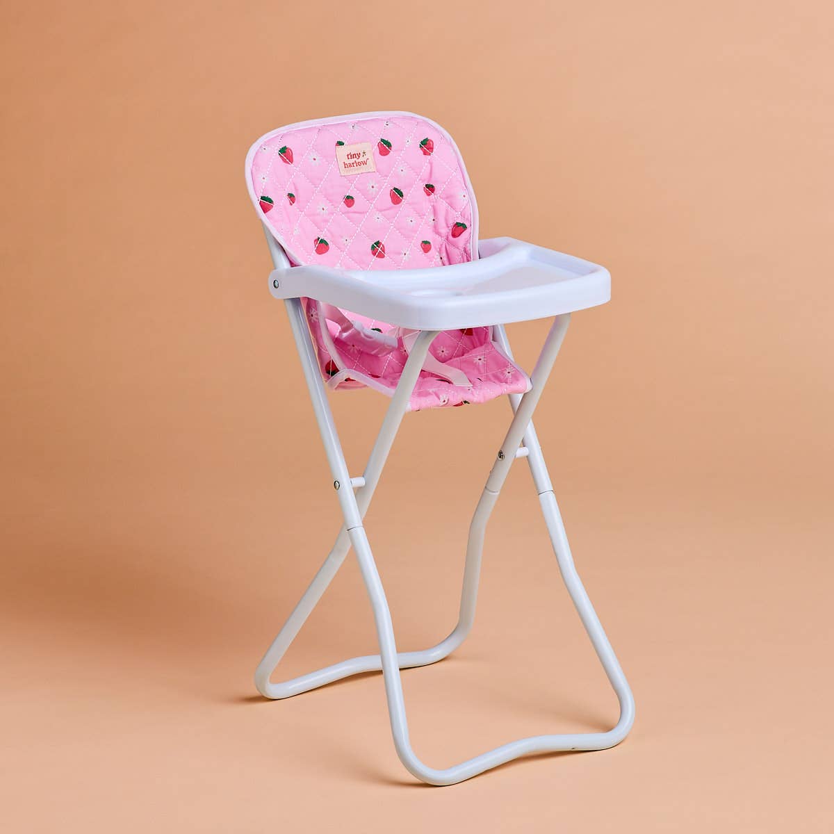 Tiny Harlow - Doll Highchair - Strawberry Picnic