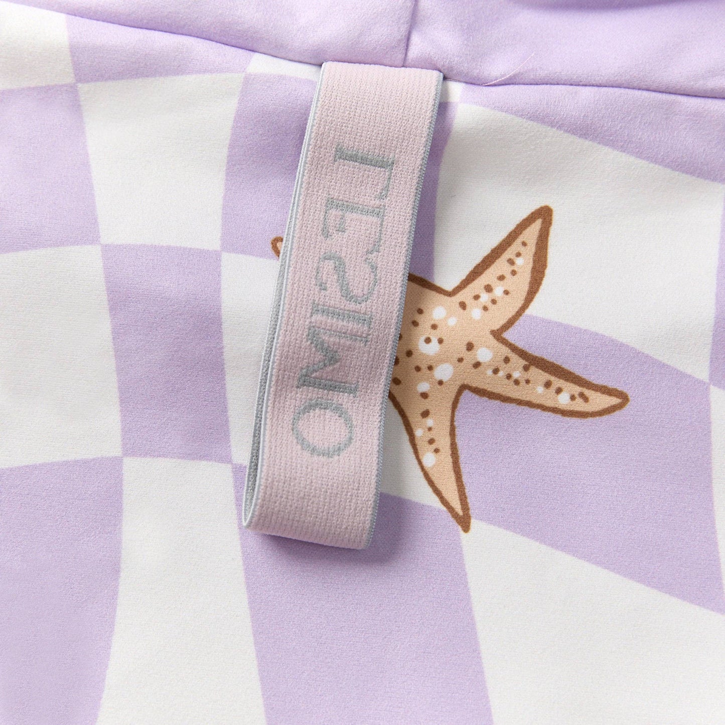 LESIMO - Sand Free Kids Hooded Towel - Star Fish