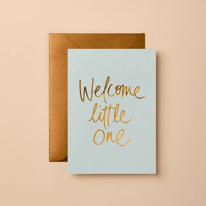 Gabrielle & Celine Greeting Cards Australia - Baby Shower Greeting Card | Luxury Foil Design