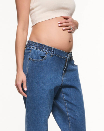 Soon Maternity - Heaven Straight Jeans - Dark Wash