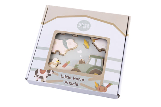 ToysLink - Onya Kids Wooden Farm Puzzle