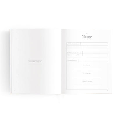 Fox & Fallow - Mini Baby Book Oatmeal