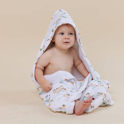 Snuggle Hunny - Duck Pond Organic Hooded Baby Towel