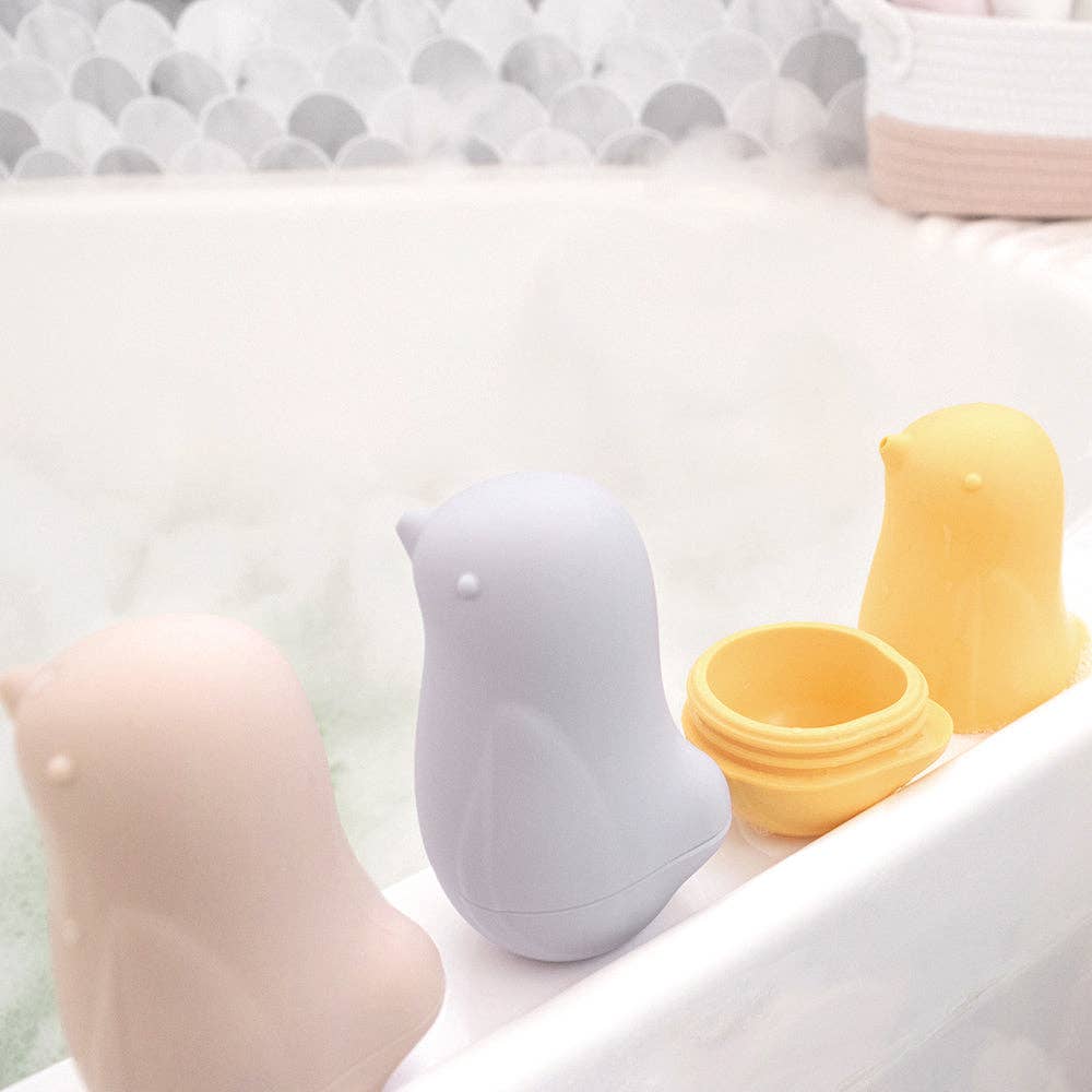 Living Textiles - 3pk Silicone Squeezy Bath Birds