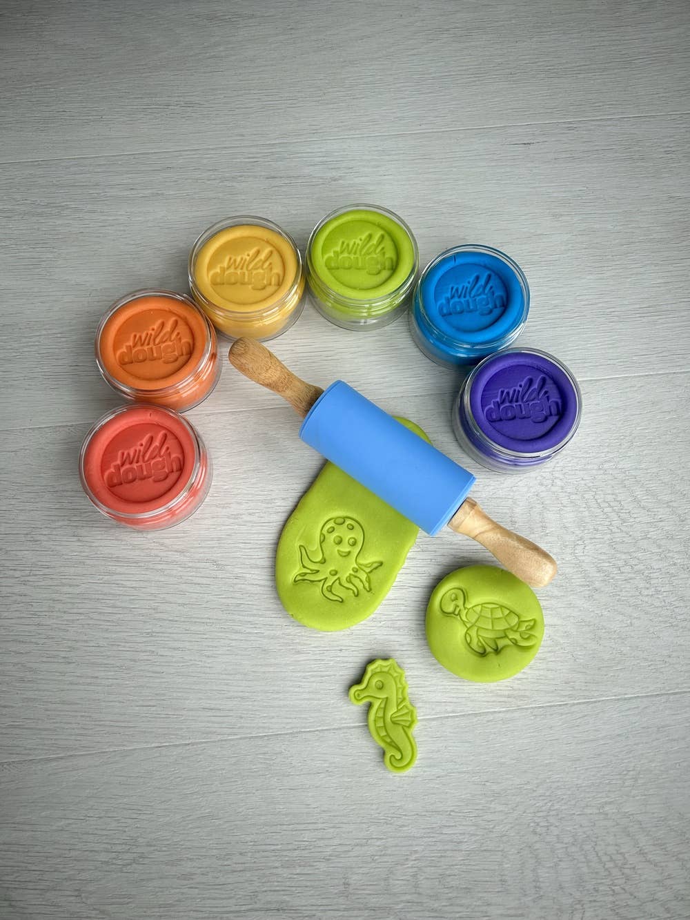 Wild Dough Playdough - Sunset Orange Playdough (w/s)