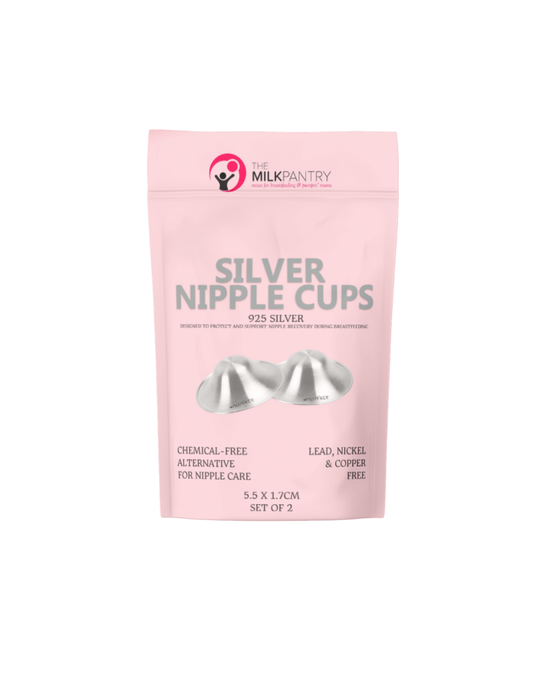 The Milk Pantry - Silver Nursing Cups