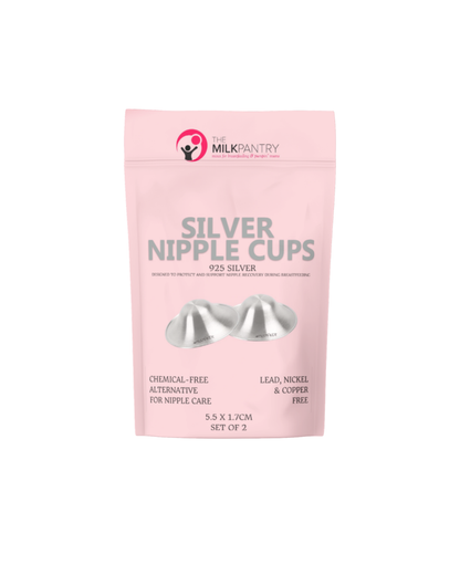 The Milk Pantry - Silver Nursing Cups