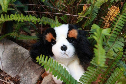 Bocchetta Plush Toys - Alex - Tri-colour Cavalier King Charles Spaniel puppy 28cm