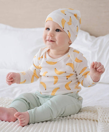 Lūmmi in Colour Babywear - Organic Cotton Slouchy Track Pants - Lime Green